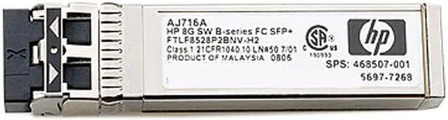 Main image of HPE QK724A SFP+ Transceiver Module - 16GB Fibre Channel (SW)