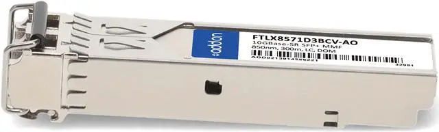 Alt view image 2 of 8 - Finisar® FTLX8571D3BCV Compatible TAA 10GBase-SR SFP+ Transceiver (MMF, 850nm, 300m, LC, DOM)