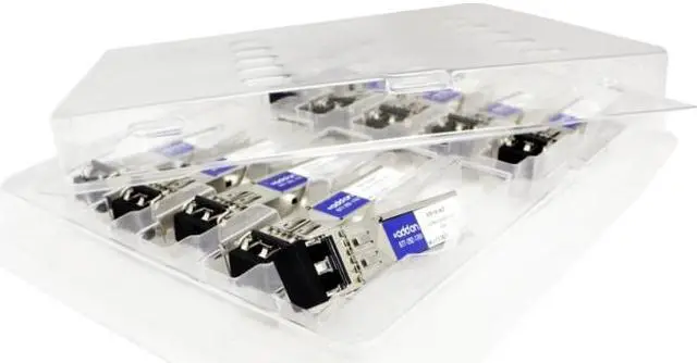 Main image of AddOn HP J4858C Compatible 10 Pack 1000Base-SX SFP Transceiver (MMF, 850nm, 550m, LC)