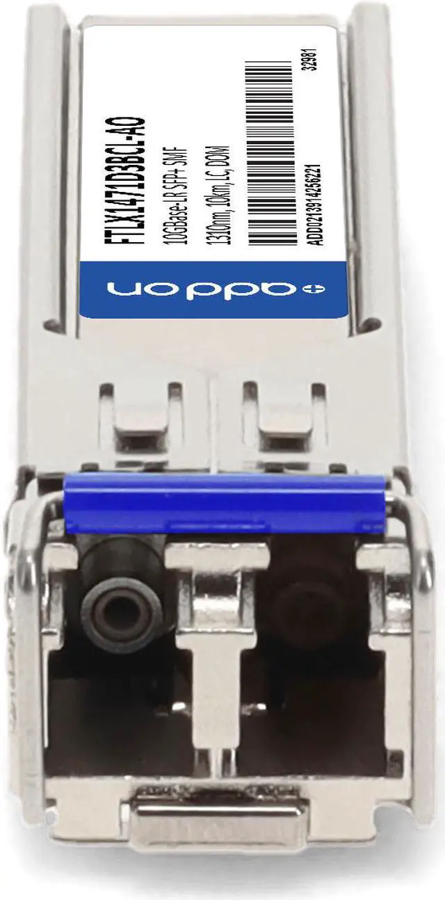 Alt view image 8 of 8 - Finisar® FTLX1471D3BCL Compatible TAA 10GBase-LR SFP+ Transceiver (SMF, 1310nm, 10km, LC, DOM)