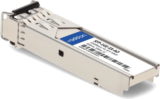 Alt view image 3 of 8 - Juniper Networks® SFP-1GE-SX Compatible TAA 1000Base-SX SFP Transceiver (MMF, 850nm, 550m, LC, DOM)