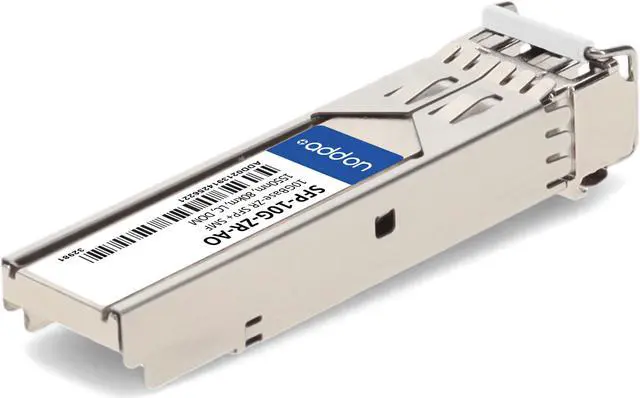 Alt view image 5 of 8 - Cisco® SFP-10G-ZR Compatible TAA 10GBase-ZR SFP+ Transceiver (SMF, 1550nm, 80km, LC, DOM)