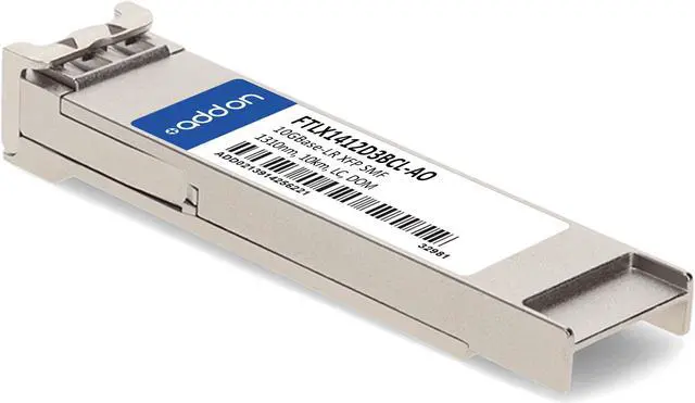 Alt view image 3 of 8 - Finisar® FTLX1412D3BCL Compatible TAA 10GBase-LR XFP Transceiver Low Power (SMF, 1310nm, 10km, LC, DOM)