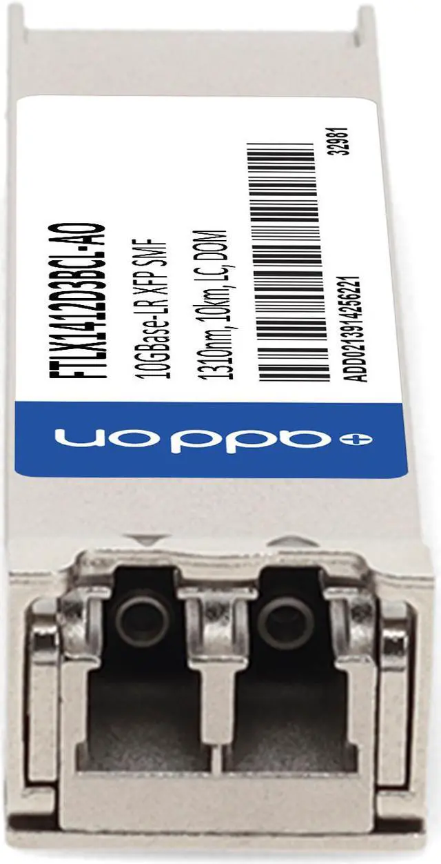 Alt view image 8 of 8 - Finisar® FTLX1412D3BCL Compatible TAA 10GBase-LR XFP Transceiver Low Power (SMF, 1310nm, 10km, LC, DOM)