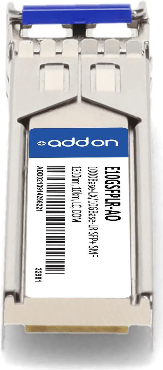 Alt view image 4 of 7 - Intel® E10GSFPLR Compatible TAA Compliant 1000BASE-LX and 10GBase-LR SFP+ Transceiver (SMF, 1310nm, 10km, LC, DOM)