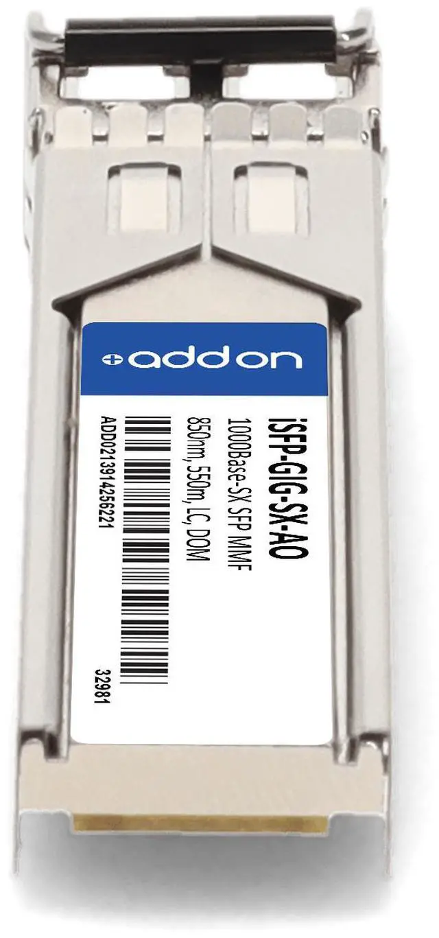 Alt view image 4 of 8 - Alcatel-Lucent Nokia® iSFP-GIG-SX Compatible TAA 1000Base-SX SFP Transceiver (MMF, 850nm, 550m, LC, DOM, -40 to 85C)