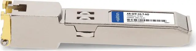 Alt view image 2 of 8 - Arista Networks® SFP-1G-T Compatible TAA 10/100/1000Base-TX SFP Transceiver (Copper, 100m, RJ-45)