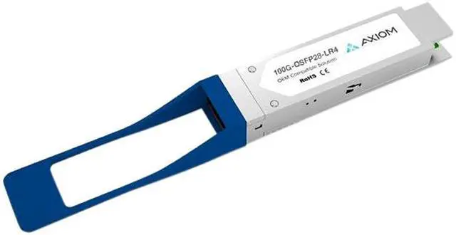 Alt view image 2 of 2 - Axiom 100GBASE-LR4 QSFP28 Transceiver for Brocade - 100G-QSFP28-LR4-10KM