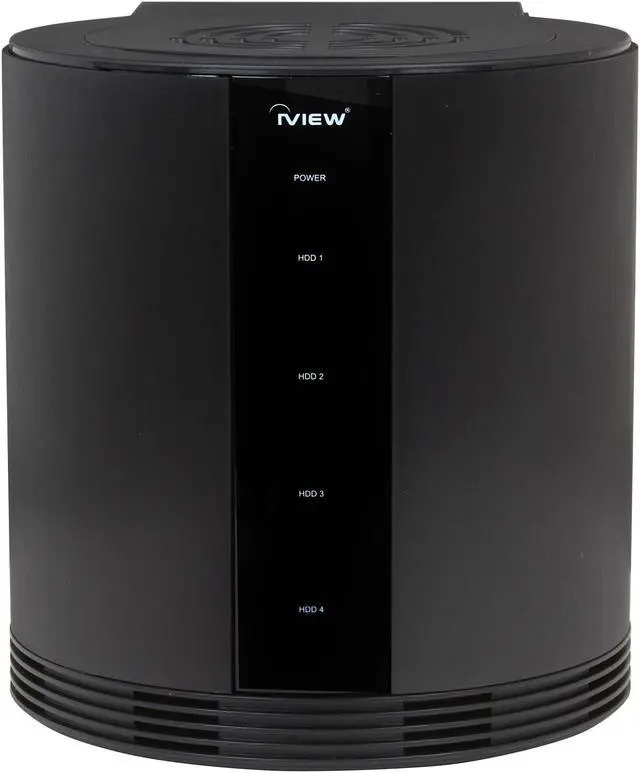 Alt view image 2 of 6 - IVIEW HFR2-SU3 RAID 0/1/3/5/10, JBOD, CLONE, Normal 4 3.5" Drive Bays USB 3.0 / eSATA 4-Bay HDD RAID Enclosure