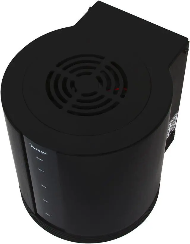 Alt view image 5 of 6 - IVIEW HFR2-SU3 RAID 0/1/3/5/10, JBOD, CLONE, Normal 4 3.5" Drive Bays USB 3.0 / eSATA 4-Bay HDD RAID Enclosure