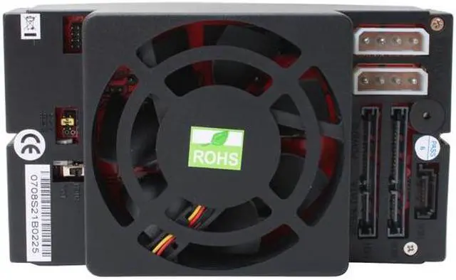 Alt view image 3 of 4 - iStarUSA BPU-230SATA-SILVER 2x5.25" to 3x3.5" SAS/SATA 6.0 Gb/s Hot-Swap Cage - Silver - OEM