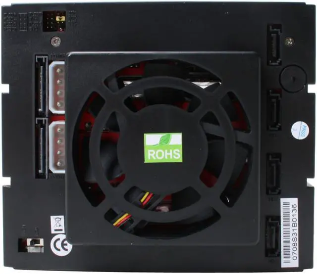Alt view image 3 of 4 - iStarUSA BPU-340-SA- RED 3x5.25" to 4x3.5" SATA2.0 Hot-Swap Backplane Raid Cage - OEM