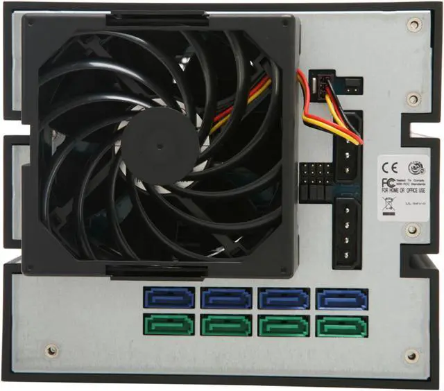 Alt view image 9 of 11 - XClio SS034 4 x 3.5" HDD in 3 x 5.25" Cage