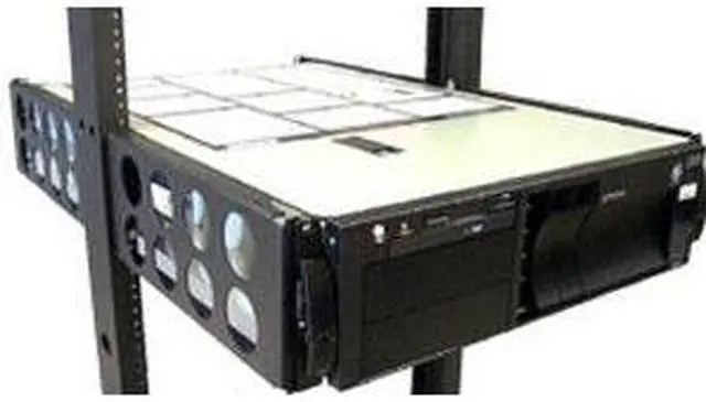 Alt view image 2 of 2 - Innovation First 2POST-2UKIT 2 Post, Center Mount Conversion, Allows IBM Servers to be mounted in Relay Racks