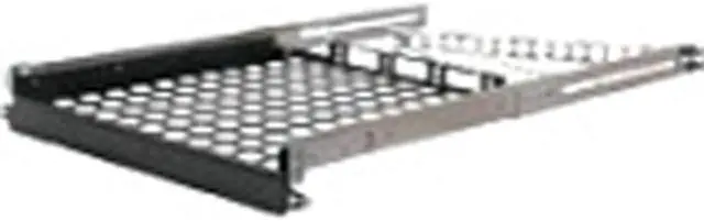 Main image of RackSolutions 2U Tool-less Universal Rail 28in Depth with Tool-less Wirebar - 200 lbs Capacity, Fits Square Hole 4Post Racks, Compatible with Dell, HP, Apple & Lenovo