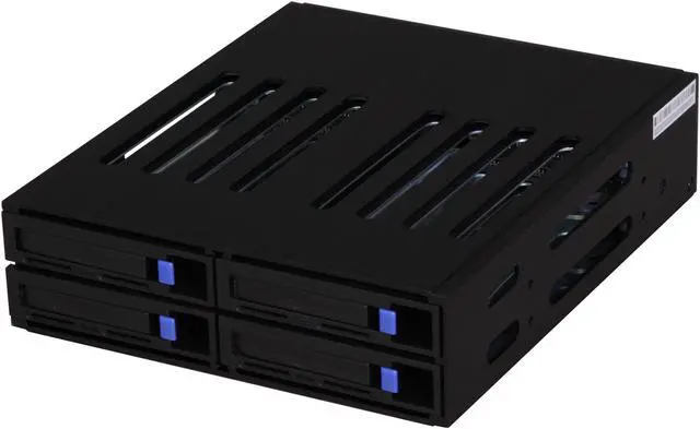 Main image of SNT SNT-SAS425 4 x 2.5" HDD in 1 x 5.25" bay SAS/SATA 2.5" Hot Swap Backplane RAID cage Daisy Chain Ready