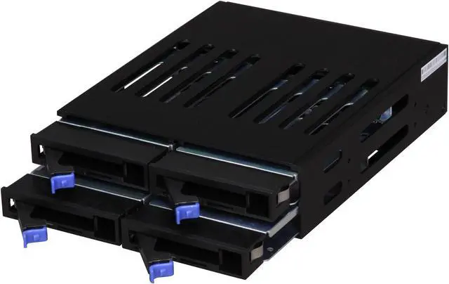 Alt view image 3 of 6 - SNT SNT-SAS425 4 x 2.5" HDD in 1 x 5.25" bay SAS/SATA 2.5" Hot Swap Backplane RAID cage Daisy Chain Ready