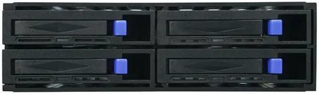 Alt view image 2 of 5 - SNT SNT-SS425 RAID 0, 1, 5 (RAID card required) 4 x 2.5" HDD in 1 x 5.25" bay SAS/SATA 2.5" Hot Swap Backplane RAID cage