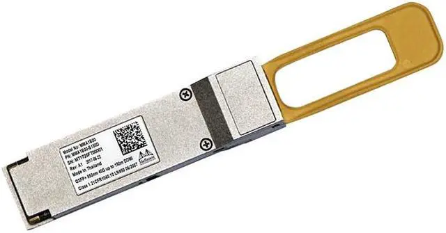 Main image of Mellanox transceiver, 40GbE, QSFP+, MPO, 850nm, SR4, up to 150m, DDMI