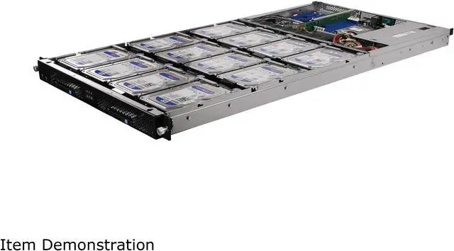 Alt view image 4 of 4 - Asrock Rack 1U12XL-EPYC/2T2E 1U Rackmount Server Barebone AMD SP3 (LGA4094) EPYC 7002/7001 Hot-Swap Bay SATA/SAS & NVME HDD/SSD