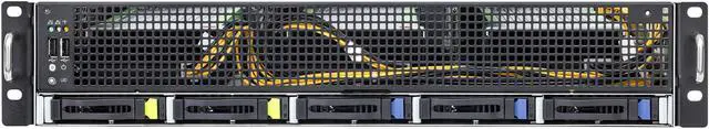 Alt view image 2 of 5 - Asrock Rack 2U4G-ROME/2T 2U Rackmount GPU Barebone AMD SP3 LGA4094 EPYC 7002/7001 series 4 GPU 10G base-T