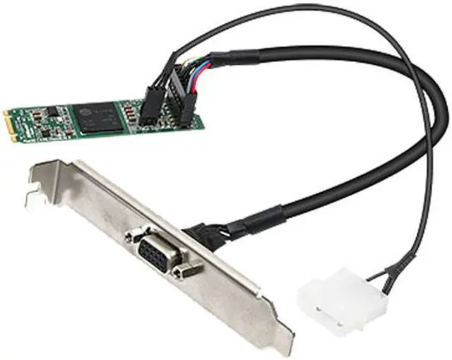 Alt view image 2 of 2 - Asrock Rack Server Riser Card/Accessories M2_VGA M.2 2280 B+M key VGA module