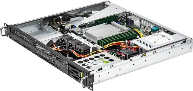 Main image of AsRock Rack 1U2E-C252 Server Barebone Intel Xeon E-2300 and 10th Gen Intel Pentium (LGA1200) C252 1U 2 Hot-swap 2.5'' SATA/NVMe