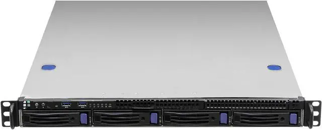 Alt view image 4 of 9 - ASRock Rack 1U4LW-ROME/2T 1U Rackmount Server Barebone Socket SP3 RDIMM/ LRDIMM: up to 3200 MHz
NVDIMM: up to 2666 MHz