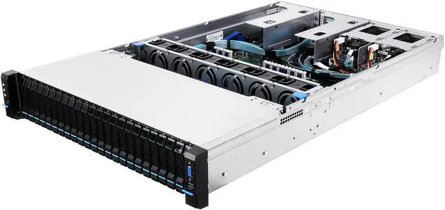 Alt view image 2 of 5 - ASRock Rack RM23724-C622LM/22E 2U Rackmount Server Barebone LGA 3647 Intel C622 Supports DDR4 2933*/2666/2400/2133 RDIMM/LR DIMM, Intel Optane DC Persistent Memory in memory mode* *supported with 2nd Gen. Intel Xeon Scalable Processors only