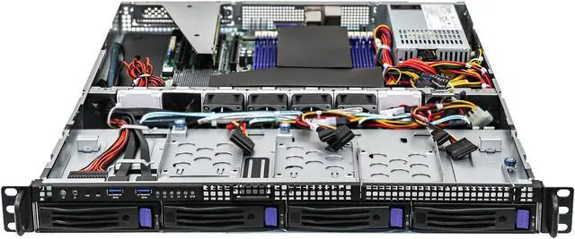 Alt view image 5 of 9 - ASRock Rack 1U4LW-ICX/2T 1U Rackmount Server Barebone LGA 4189 Intel C621A DDR4 3200