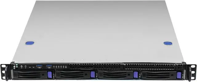 Alt view image 4 of 9 - ASRock Rack 1U4LW-ICX/2T 1U Rackmount Server Barebone LGA 4189 Intel C621A DDR4 3200