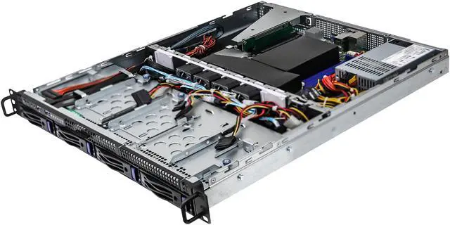Alt view image 3 of 9 - ASRock Rack 1U4LW-ICX/2T 1U Rackmount Server Barebone LGA 4189 Intel C621A DDR4 3200