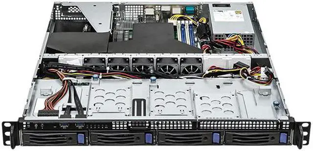 Alt view image 3 of 5 - Asrock Rack 1U4LW-X570 1U Rackmount Server Barebone 4 Bays Single Socket AM4 PGA 1331 AMD Ryzen 5000 Series