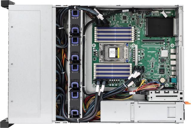 Alt view image 4 of 5 - Asrock Rack 2U24E2S-ROME 2U Rackmount Storage Server Barebone 24 NVMe bays and 2 bays SATA/SAS AMD EPYC 7003 (with AMD 3D V-Cache Technology)/7002 series processors