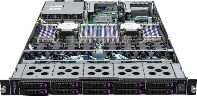 Main image of ASRock Rack 1U10E-ROME/2T Single Socket SP3/ DDR4/ 1U Rackmount Server Barebone System