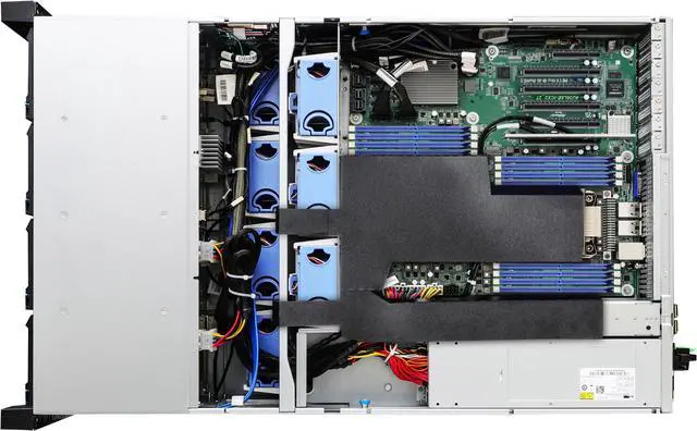 Alt view image 3 of 4 - Asrock Rack 4U36L6E-ICX2/2T 4U Rackmount Storage Server Barebone Dual Socket P+ (LGA 4189) C621A 3rd Gen Intel® Xeon® Scalable Processors Dual 10GLAN