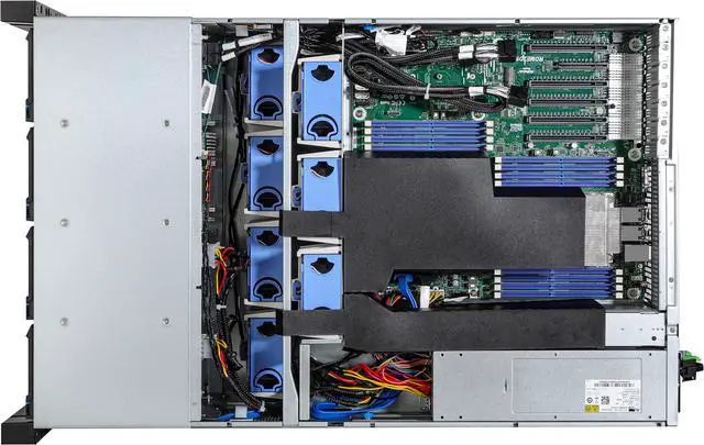 Alt view image 3 of 4 - Asrock Rack 4U36L6E-MILAN2/2T 4U Rackmount Storage Server Barebone Dual Socket SP3 (LGA 4094) AMD EPYC™ 7003 (with AMD 3D V-Cache™ Technology*)/7002 series processors Dual 10GLAN