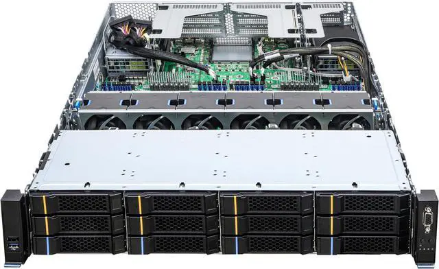 Alt view image 4 of 6 - ASRock 2U12L8E-GENOA2 2U Barebone Server