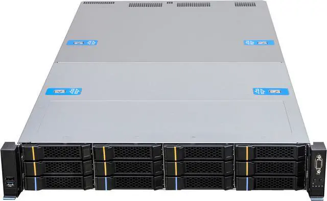 Alt view image 2 of 6 - ASRock 2U12L8E-GENOA2 2U Barebone Server