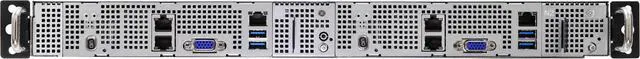 Alt view image 2 of 4 - AsRock Rack 1U2N2G-B550 1U Rackmount Multi-node GPU Server Barebone Single Socket AM4 (PGA1311) AMD Ryzen 5000 Dual 1G LAN 2 GPU