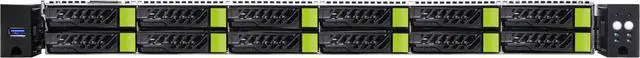 Alt view image 5 of 5 - ASRock Rack 1U12E-GENOA/2L2T 1U Rackmount Storage Server Barebone AMD Single Socket SP5 (LGA 6096) AMD EPYC™ 9004 series processors 12 NVMe bays Dual 10G Lan Dual 1G Lan