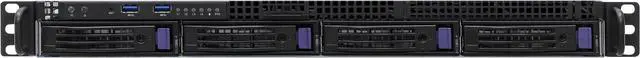 Alt view image 3 of 4 - ASRock Rack 1U4LW-B650/2L2T RPUS 1U Rackmount General Purpose Server Barebone AMD Single Socket AM5 (LGA 1718) 4 SATA bays Dual 10G Lan Dual 1G Lan 450W redundant PWS