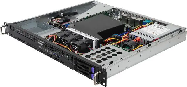 Alt view image 5 of 5 - ASRock Rack 1U2S-B650 1U Rackmount Compact Server Barebone AMD Single Socket AM5 (LGA 1718) supports AMD EPYC™ 4004 and AMD Ryzen™ 9000/8000/7000 Series Processors 2 2.5"SATA bays Dual 1G Lan
