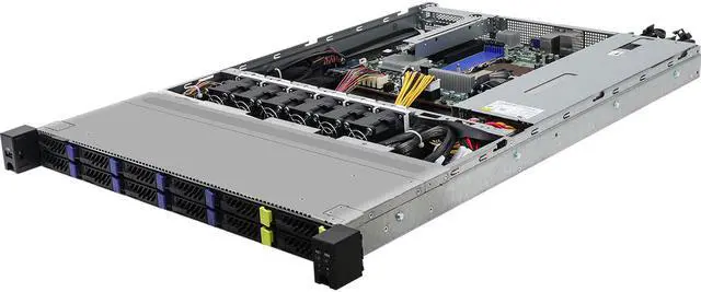 Alt view image 3 of 3 - ASRock Rack 1U8S4E-EGS/2T 1U Rackmount Storage/General Server Barebone Single Socket E 4th Gen Intel® Xeon® Scalable processor (LGA 4677),PCIe5.0 Dual 10G LAN 8 SATA 4NVMe 2.5" Hot-swap