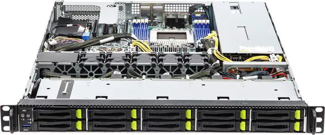Alt view image 2 of 5 - ASRock Rack Server Barebone 1U10E-ALTRA/1L2T 1+1, 80-PLUS Platinum, 650W Slim PSU Single Socket (LGA 4926), supports Ampere Altra Max/Ampere Altra processors