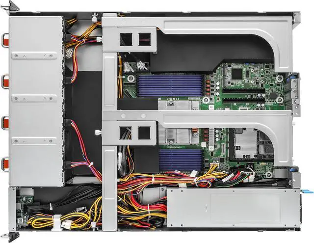 Alt view image 3 of 4 - ASRock Rack Server GPU Barebone 2U2G-GENOA Single Socket SP5 (LGA 6096), AMD EPYC™ 9005*/9004 2GPU