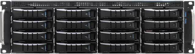 Alt view image 3 of 5 - ASRock Rack Server Barebone 3U16L2S-SIENA 3U Single Socket SP6 (LGA 4844), supports AMD EPYC 8004 series processors 16 Hot-swap 3.5" SATA drive