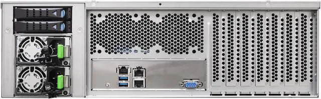 Alt view image 4 of 5 - ASRock Rack Server Barebone 3U16L2S-SIENA 3U Single Socket SP6 (LGA 4844), supports AMD EPYC 8004 series processors 16 Hot-swap 3.5" SATA drive