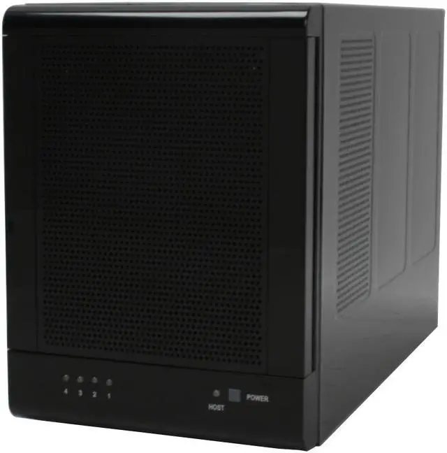 Main image of CFI CFI-B4043ERGG JBOD/Span/Mirror/Stripe/RAID-5/RAID-10 4 3.5" Drive Bays eSATA (3.0 Gbps) 4-Bay eSATA Port Multiplier RAID Enclosure