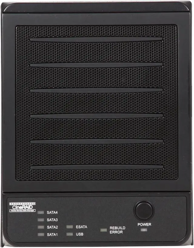 Alt view image 2 of 6 - CineRAID Home 4 BAY eSATA & USB 3.0 RAID Data Storage Enclosure w/ 4 Hot Swappable drives (CR-H408)